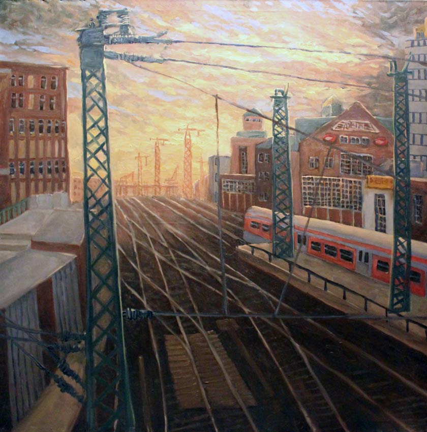 Gleise bei der Markthalle