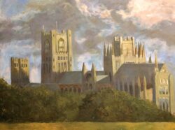 Acryl auf Leinwand;
90 x 120 cm Kathedrale im Sonnenlicht