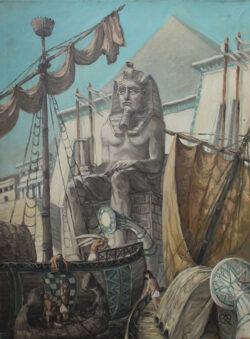 Öl auf Leinwand;
80 x 60 cm Schätze des schwarzen Kontinents