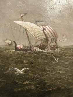 Öl auf Leinwand;
80 x 60 cm Rauhe See