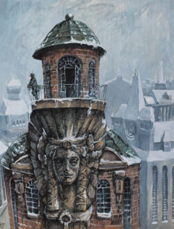 Acryl und Federzeichnung auf Papier;
65 x 50 cm Überblick