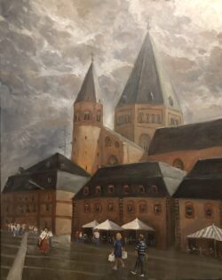 Öl auf Leinwand;
100 x 80 cm Dom zu Mainz