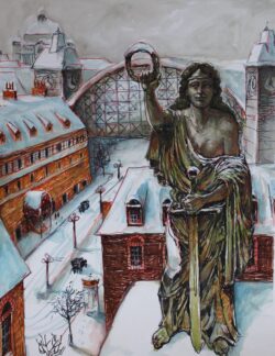 Victoria auf dem Dach