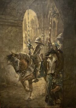 Öl auf Leinwand;
100 x 70 cm Triumph